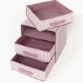 3 Bölmeli Çekmece , Çok Amaçlı Organizer - Çorap Çamaşır Organizer - Masa Üstü Düzenleyici