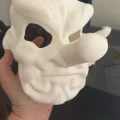 3D Tasarım Kişiye Özel Tasarım MASK Ham beyaz renkte gönderilir boya size aittir