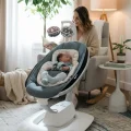 4moms Mamaroo 5.0 Elektrikli Ana Kucağı - Slate Blue + Yenidoğan Destek Pedi