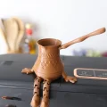 6lı Ayaklı Kahve Seti - Moka Pot - Kahve Tanesi - Çaydanlık - Cezve - Kahve Bardağı - Bardak