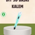 ABS ve PLA Filament Destekli 3D Yazıcı Kalem