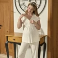 Aqua 26611 Kadın 3lü Lohusa Pijama Takım