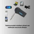 Araç İçi Bluetooth AUX Adaptörü ve Telefon Görüşme Cihazı