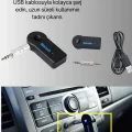 Araç İçi Bluetooth AUX Adaptörü ve Telefon Görüşme Cihazı