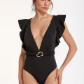 Argento 0557-3001 Kadın Derin V Yaka Mayo