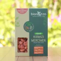 BUĞZ Biorootzo Artizan Makarna Bronz Kalıp Glütensiz ve Vegan Kırmızı Mercimek Mantı - Pipe Rigate 200 g