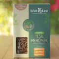 BUĞZ Biorootzo Artizan Makarna Bronz Kalıp Glütensiz ve Vegan Yeşil Mercimek Makarnası 200 g