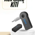 Bluetooth Araç Kiti Aux Çıkışlı  Telefon Müzik Alıcı Tüm Cihazlara Uyumlu