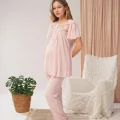 Bone 5806 Kadın 3lü Sabahlıklı Lohusa Pijama Takımı