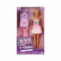BUĞZ 01423 SUN-RST-SIS-MNK- Alisha Gece Elbiseli Bebek Seti 29cm