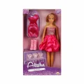 BUĞZ 01423 SUN-RST-SIS-MNK- Alisha Gece Elbiseli Bebek Seti 29cm