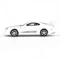 BUĞZ VeilSide Combat Beyaz 1/64 Diecast Toyota Supra Model Araba - Mini Koleksiyonluk BX-313383