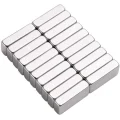BUĞZ 1 Adet 20x10x5 mm Neodyum Magnet N35 Güçlü Mıknatıs Köşeli ve Dayanıklı Nikel Kaplama