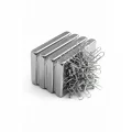 BUĞZ 1 adet 40x20x5mm Neodyum Magnet Güçlü N35 Mıknatıs Köşeli Nikel Kaplama