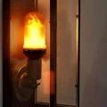 BUĞZ 1 Adet CATA CT 4059 Led Alev Ampul 5W Amber E27 Duy