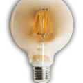 BUĞZ 1 Adet CATA CT 4286 Glop Led Rustik Ampul 6W Amber Işık E27 Duy