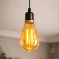 BUĞZ 1 Adet CATA CT 4350 Led Rustik Ampul 4W Amber Işık E27 Duy