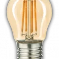 BUĞZ 1 Adet KENDAL KES603 Led Rustik Ampul 6W Amber Işık E27 Duy