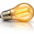 BUĞZ 1 Adet KENDAL KES603 Led Rustik Ampul 6W Amber Işık E27 Duy