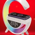 BUĞZ 1 Adet NOAS YL86 1240 Simi Kablosuz Şarjlı Bluetoothlu Hoparlörlü Masa Lambası RGB