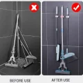 BUĞZ 1 Adet Yapışkanlı Pratik Mop Tutucu Beyaz Bx40