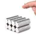 BUĞZ 10 Adet 8x3mm Yuvarlak Neodyum Mıknatıs Güçlü Nikel Kaplamalı Kaliteli Dayanıklı Magnet