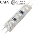 BUĞZ 10 Adet CATA CT 4593 2W Tak Çalıştır 220V Modül Led 6400K Beyaz Işık