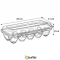 BUĞZ 10 Bölmeli Kilitli Kapaklı Yumurtalık Saklama Kutusu YU110