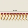 BUĞZ 10 Kancalı Raylı Mutfak Ve Banyo Düzenleyici Askı 30 Cm Bx40
