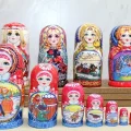 BUĞZ 10lu Ahşap Matruşka Seti Alk4389