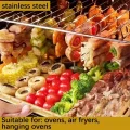 BUĞZ 10lu Paslanmaz Çelik Şiş Seti (20 cm) - Airfryer & Mangal
