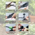 BUĞZ 10 Metre Kendin Yap Açık Alan Serinletme Sistemi - Nozzle Başlıklı Bahçe ve Teras Nemlendirme Seti