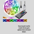  10 Metre Telefon Kontrollü Smart Şerit Led USB RGB Kumandalı