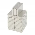 BUĞZ 100 Adet 20x10x2 mm Neodyum Mıknatıs Köşeli Magnet N35 Nikel Kaplama Güçlü Kaliteli Dayanıklı