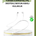 100 Saat Pil Ömrü Boyun Askılı Bluetooth Kablosuz Kulaklık