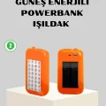 BUĞZ 10000 mAh Güneş Enerjili Powerbank ve LED Kamp Lambası