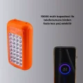  10000 mAh Güneş Enerjili Taşınabilir Şarj Cihazı ve Aydınlatma Cihazı
