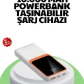 BUĞZ 10000 mAh Hızlı Şarj Destekli Powerbank – Hafif, Kompakt ve Güvenli