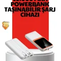 BUĞZ 10000 mAh Taşınabilir Powerbank – Çift Çıkışlı Type-C ve Lightning Uyumlu