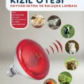 BUĞZ 100W Kızılötesi (infrared) Isıtıcılı Hayvan Isıtma ve Kuluçka Lambası (Kırmızı Işık) E27 (Kalın Duy)