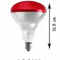 BUĞZ 100W Kızılötesi (infrared) Isıtıcılı Hayvan Isıtma ve Kuluçka Lambası (Kırmızı Işık) E27 (Kalın Duy) ( BUĞZ )