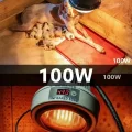 BUĞZ 100W Kızılötesi (infrared) Isıtıcılı Hayvan Isıtma ve Kuluçka Lambası (Kırmızı Işık) E27 (Kalın Duy) ( BUĞZ )