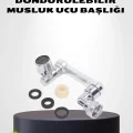 BUĞZ 1080° Dönebilen Musluk Ucu – Su Tasarruflu, Esnek ve 360° Çift Eksenli Başlık (Kopya)