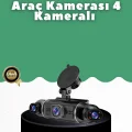 BUĞZ 1080P 4 Kanallı Araç Kamerası GPS + WiFi + G Sensör Destekli