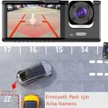  1080P Dash Cam Full Hd Araç içi Kamera Ön Arka ve İç Kayıt 3 Kamera Gece Görüşlü G Sensör Geniş Açı
