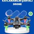 BUĞZ 1080P Full HD Katlanabilir Drone Uzun Uçuş Süreli Hafif Tasarım