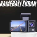 BUĞZ 1080p Sürüş Kaydedici 2 İnç Araç Araba Ön İç Arka DVR IPS Ekran