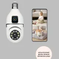 BUĞZ 1080P WiFi Ampul Güvenlik Kamerası – Gece Görüş & Uzaktan Erişim Yeni Nesil