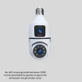 BUĞZ 1080P WiFi Ampul Kamera Uzaktan Erişimli Hareket Sensörlü Gece Görüşlü
