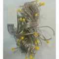 BUĞZ 10m 100 Led Damla Uçlu Led Işık Beyaz Işık Şeffaf Kablo